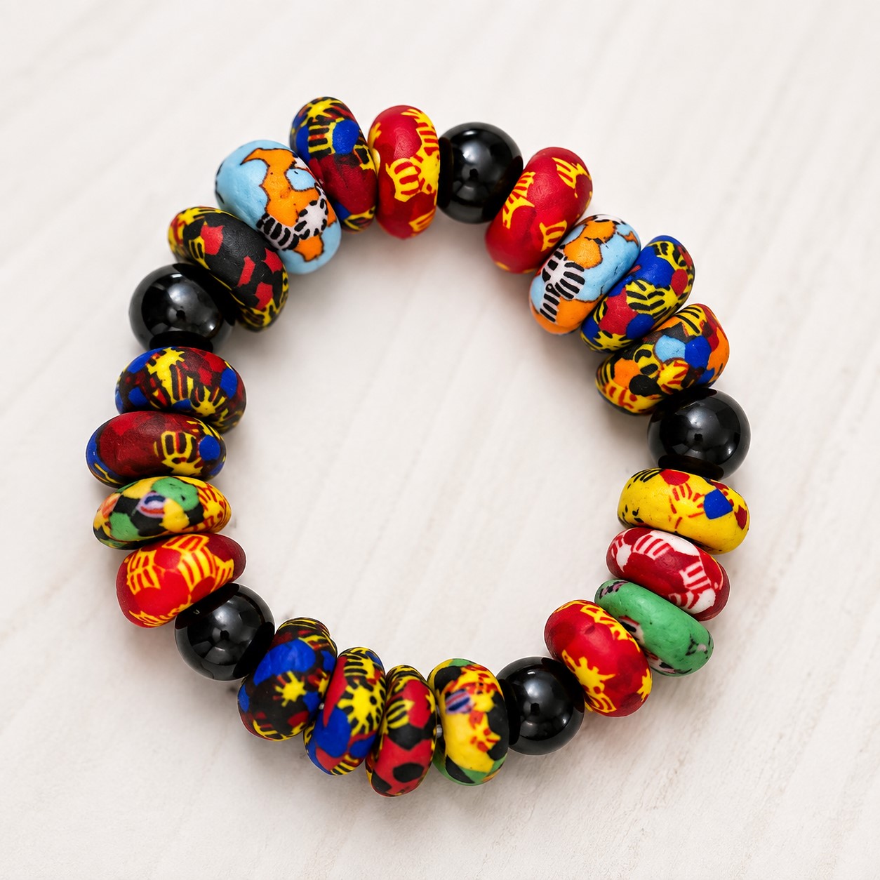 African Rainbow Bracelet