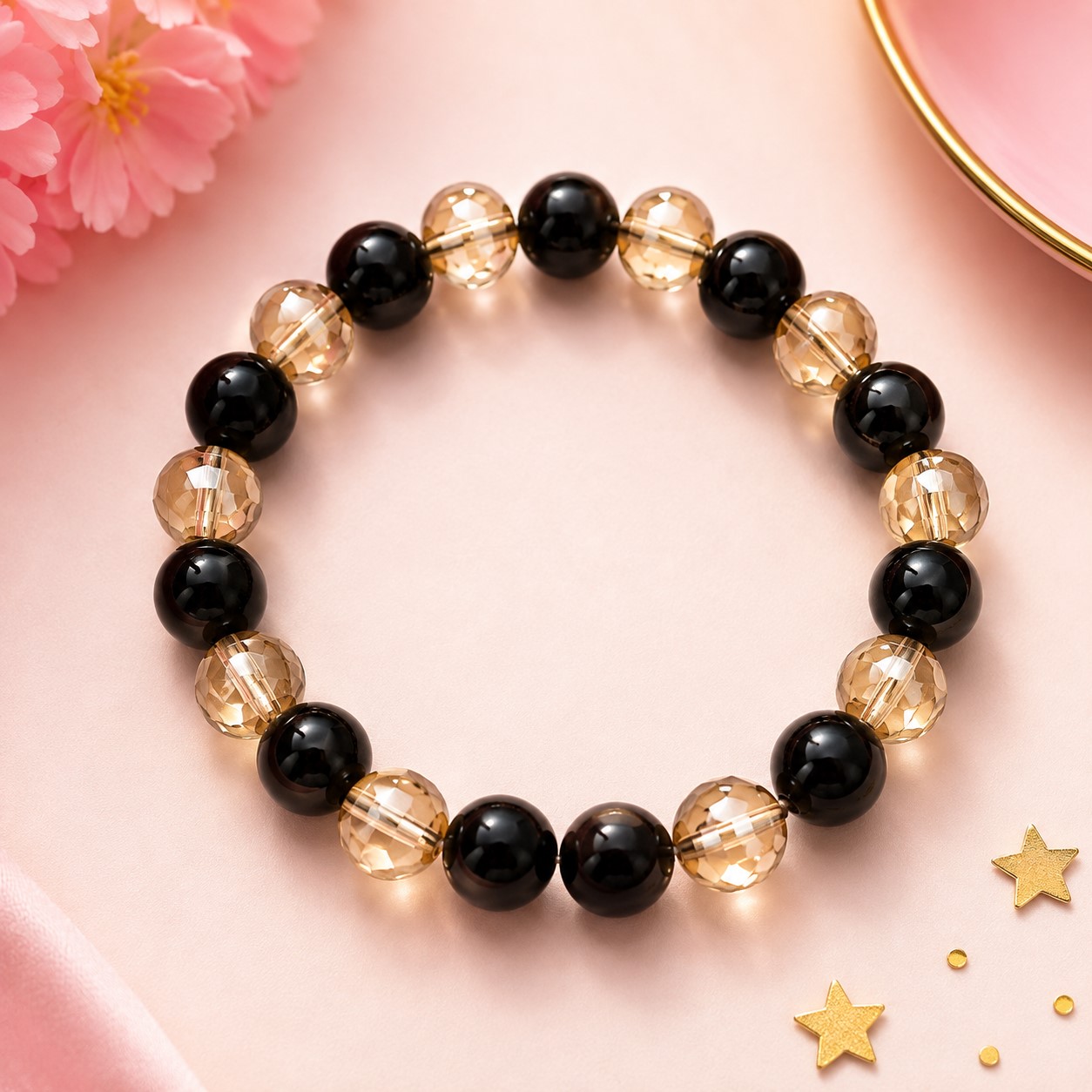 Golden Midnight Bracelet