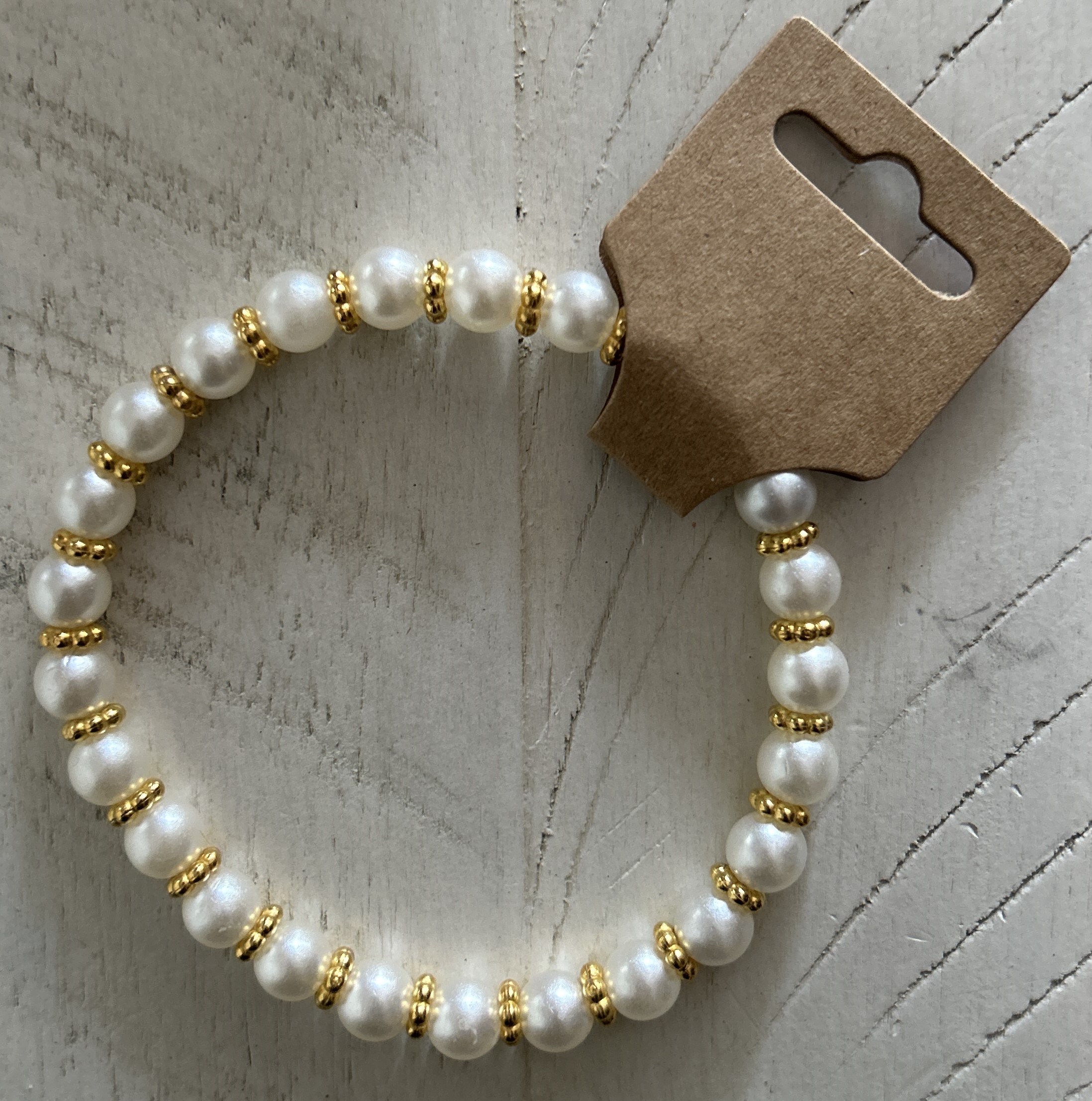 Golden Pearl Bracelet